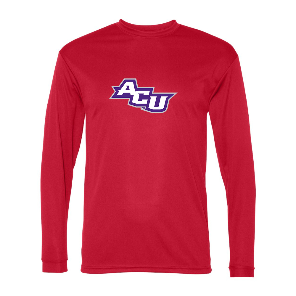 Men's Abilene Christian Wildcats   Performance Long Sleeve T-Shirt