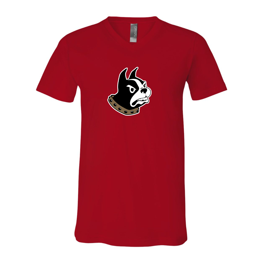 Woffrd Terriers BELLA  CANVAS - Jersey V-Neck T-Shirt