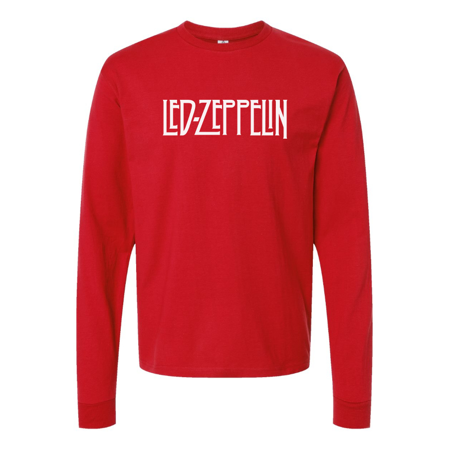 Men's Led Zeppelin Logo Cotton Long Sleeve T-Shirt
