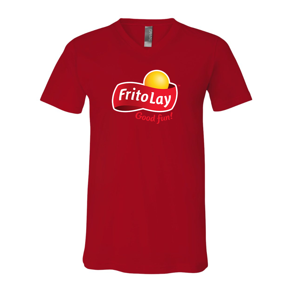 Frito Lay BELLA  CANVAS - Jersey V-Neck T-Shirt