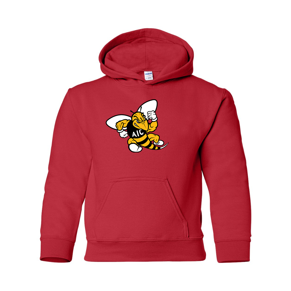 Youth AIC Yellow Jackets Gildan Heavy Blend  Hooded Sweatshirt