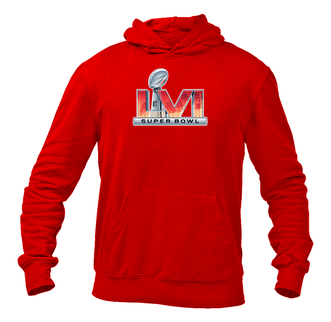 Men's Superbowl LVI Logo  Pullover Hoodie