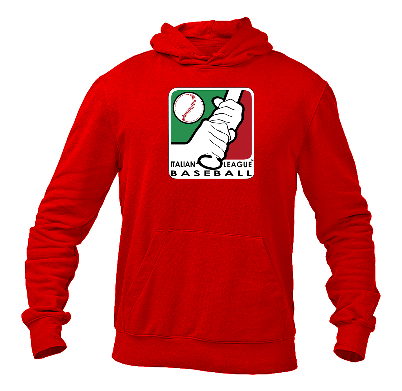 Men's Italian Baseball League Logo Pullover Hoodie