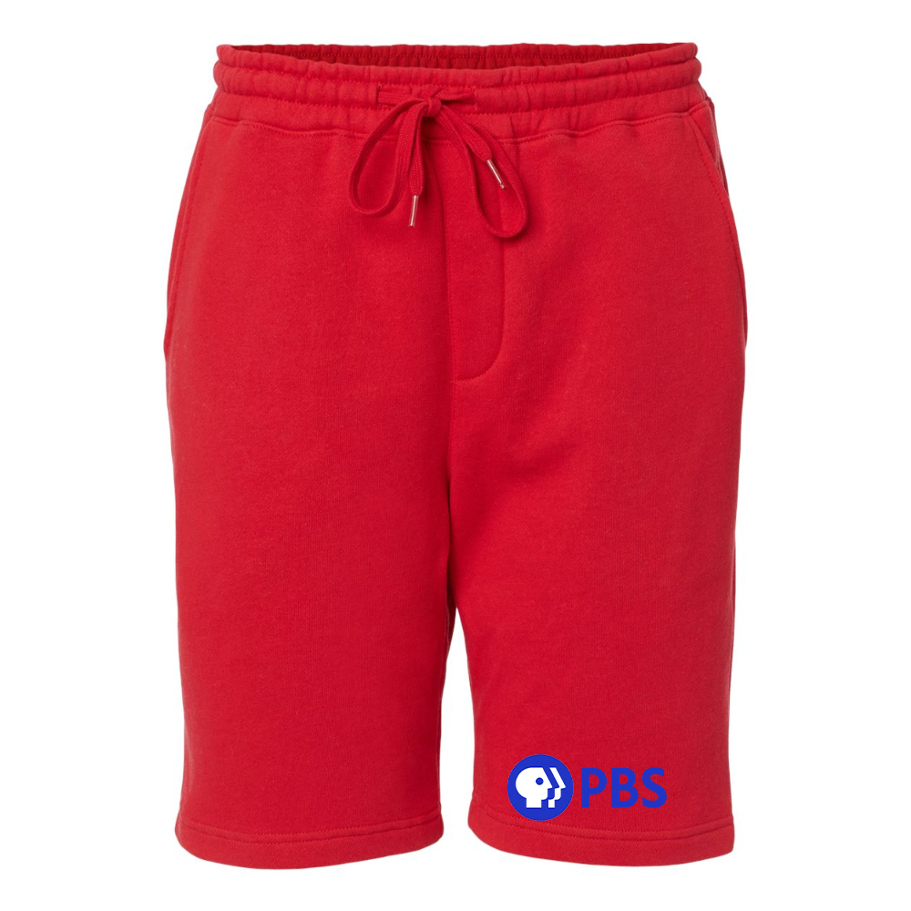 Men's PBS Blue Independent Trading Co Midweight Fleece Shorts
