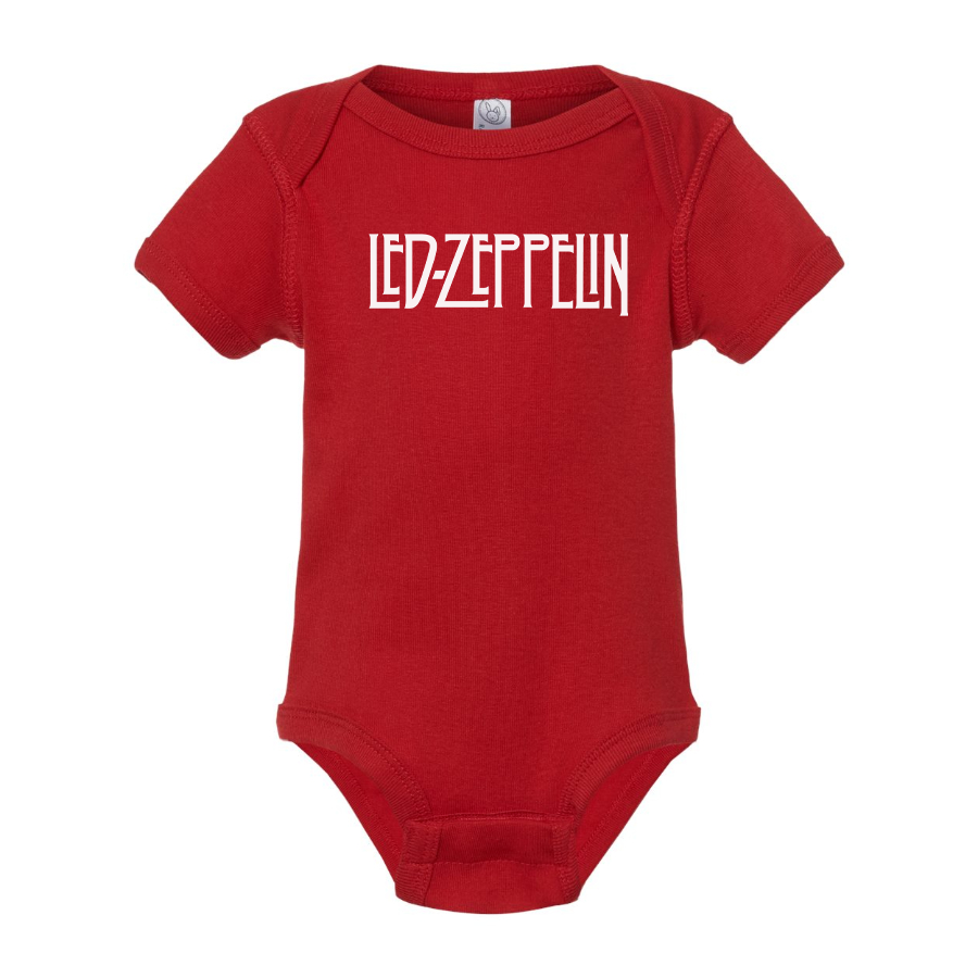 Led Zeppelin Logo Baby Onesie Romper