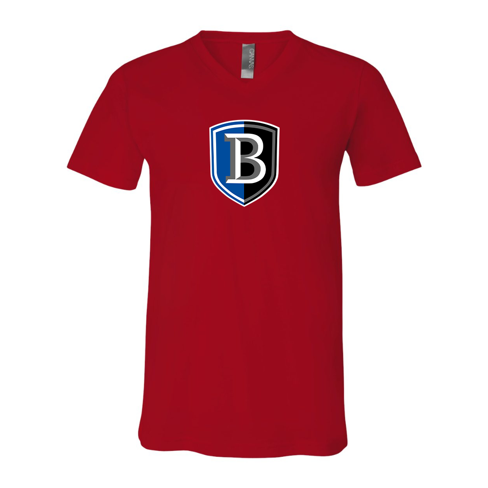 Bentley Falcons BELLA  CANVAS - Jersey V-Neck T-Shirt