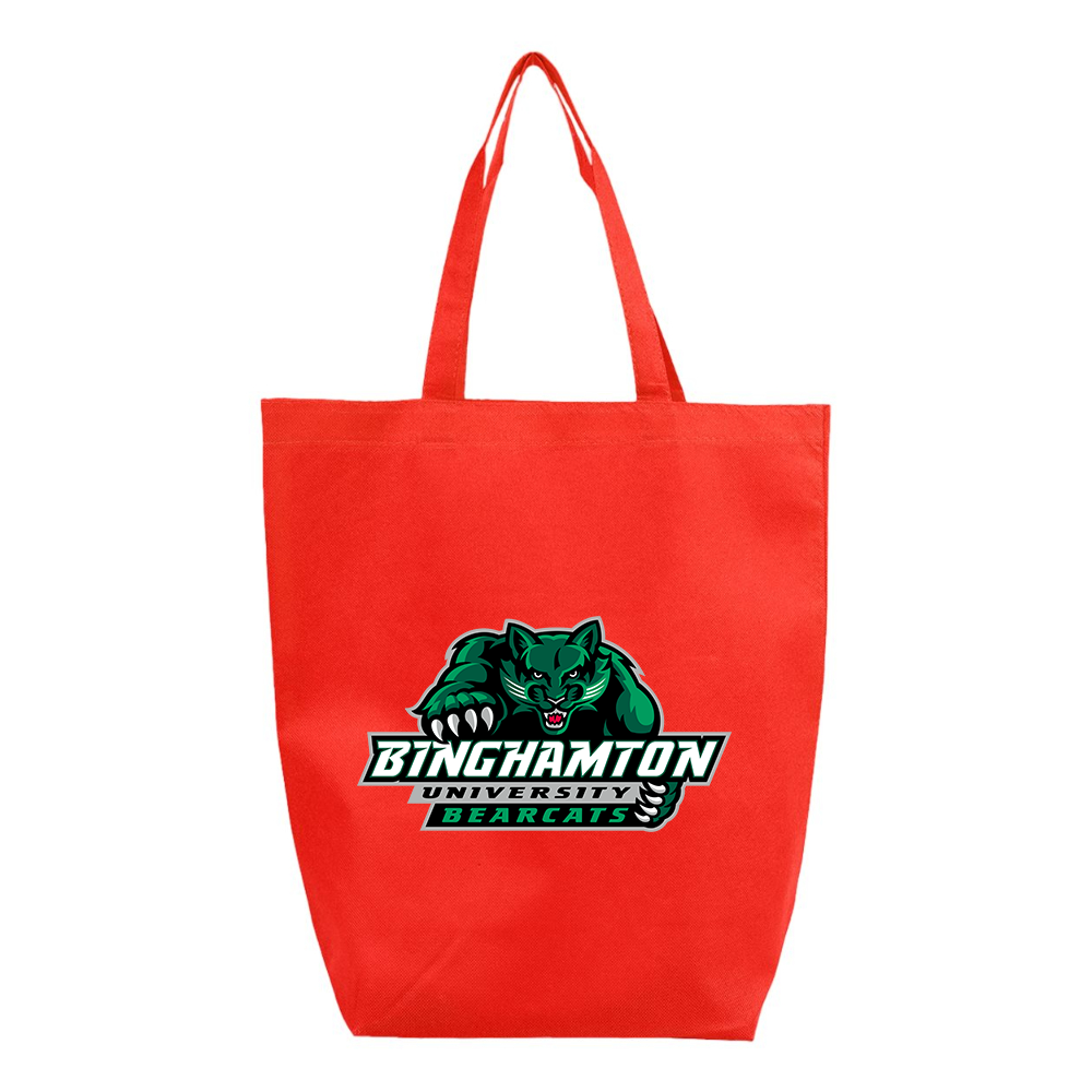 Binghamton Bearcats Q-Tees Non-Woven Gusset Bottom Tote