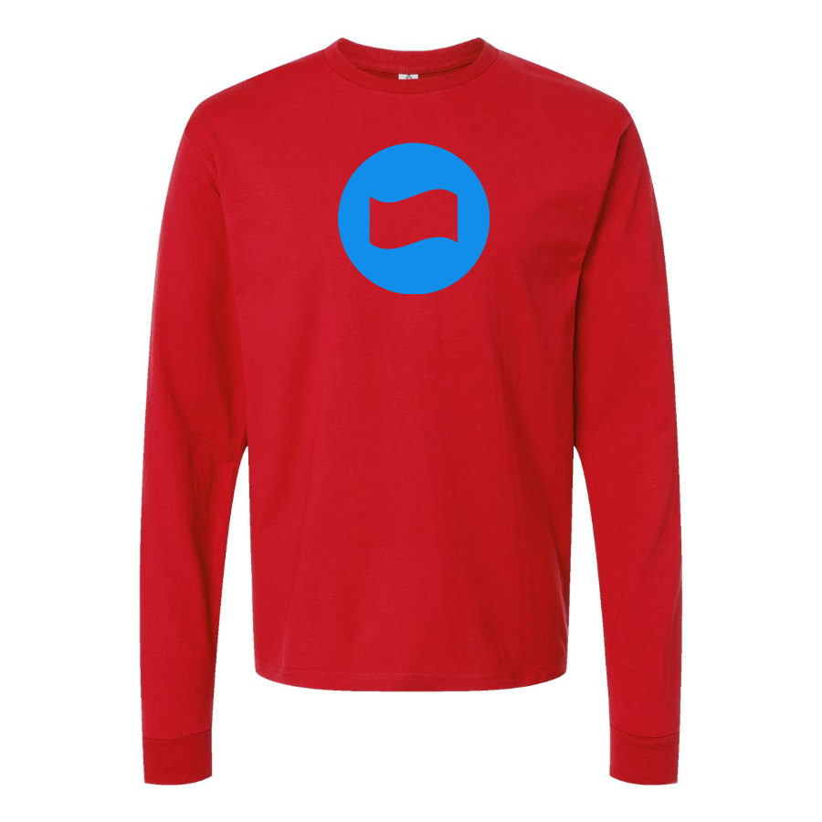 Men's Dana  Logo Cotton Long Sleeve T-Shirt