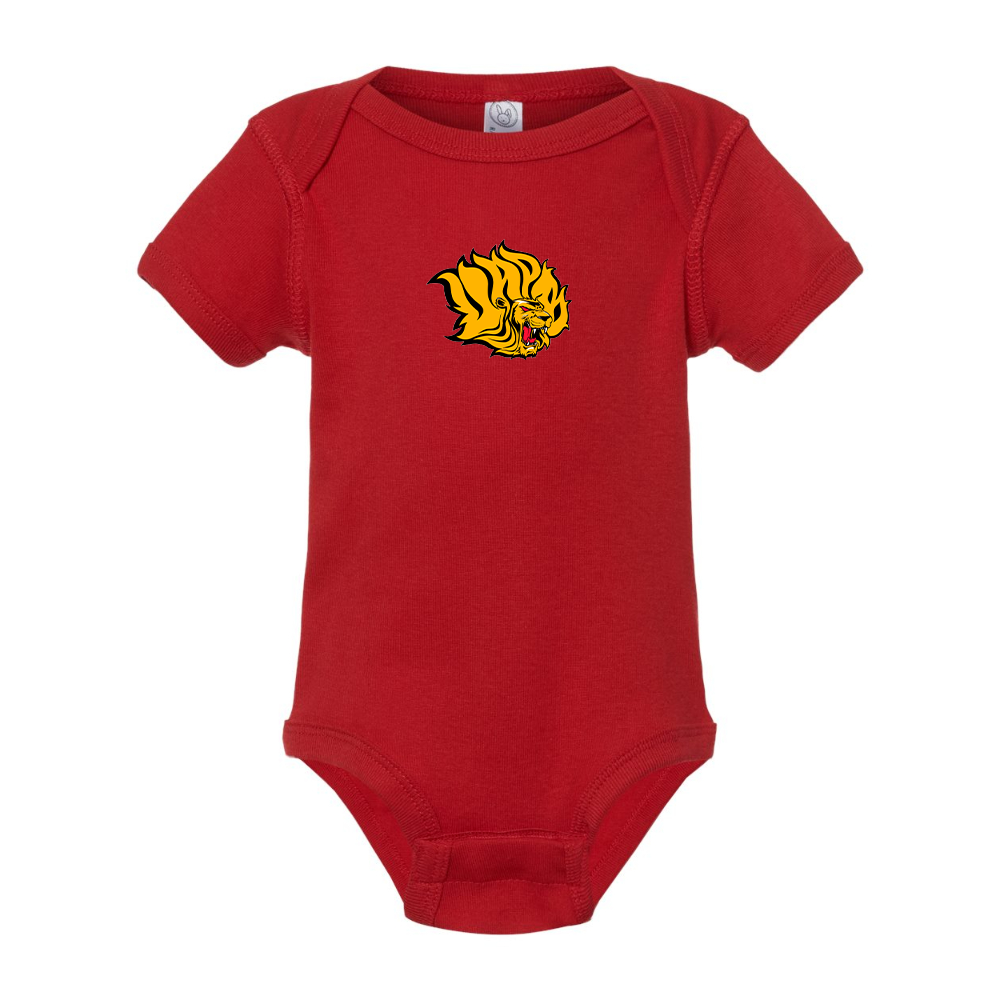 Arkansas PB Golden Lions Rabbit Skins Infant Baby Rib Bodysuit