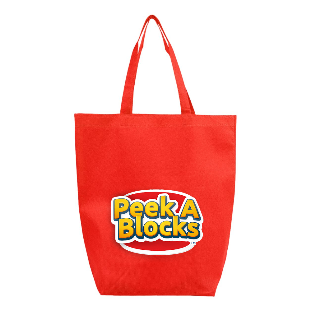 Peek A Blocks Q-Tees Non-Woven Gusset Bottom Tote