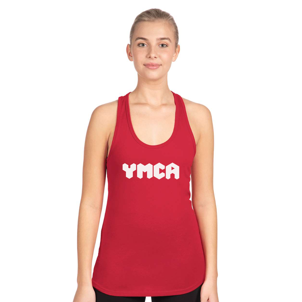 Women's YMCA Mauve  Next Level Ideal Racerback Tank