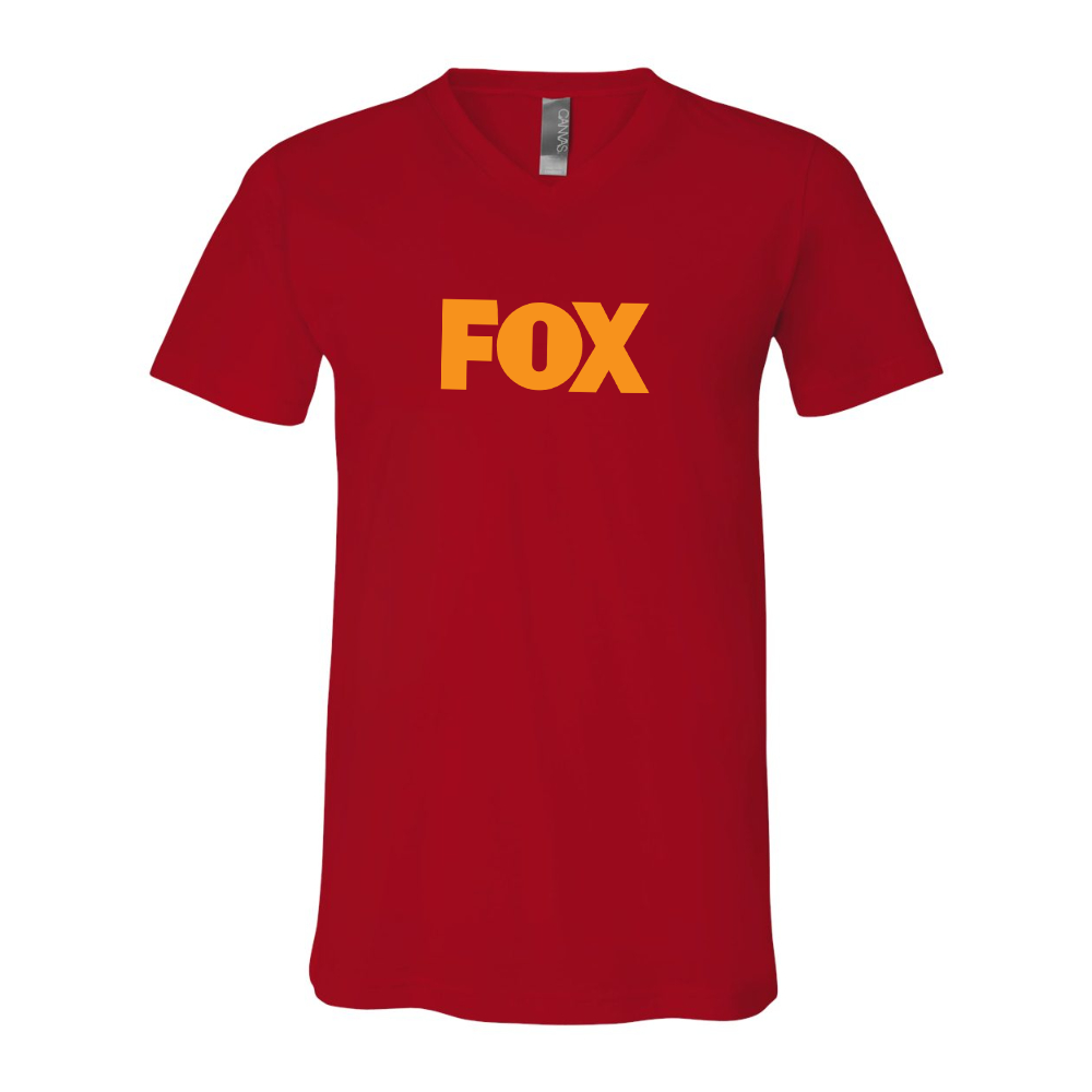 Fox BELLA  CANVAS - Jersey V-Neck T-Shirt