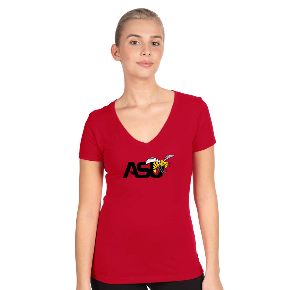 Women's Alabama State Hornets Next Level V-Neck T-Shirt