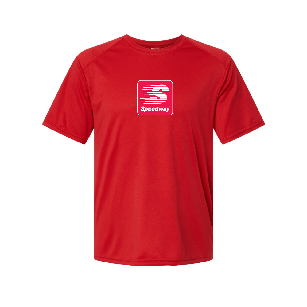 Men's Speedway Gas Station Logo Performance T-Shirt