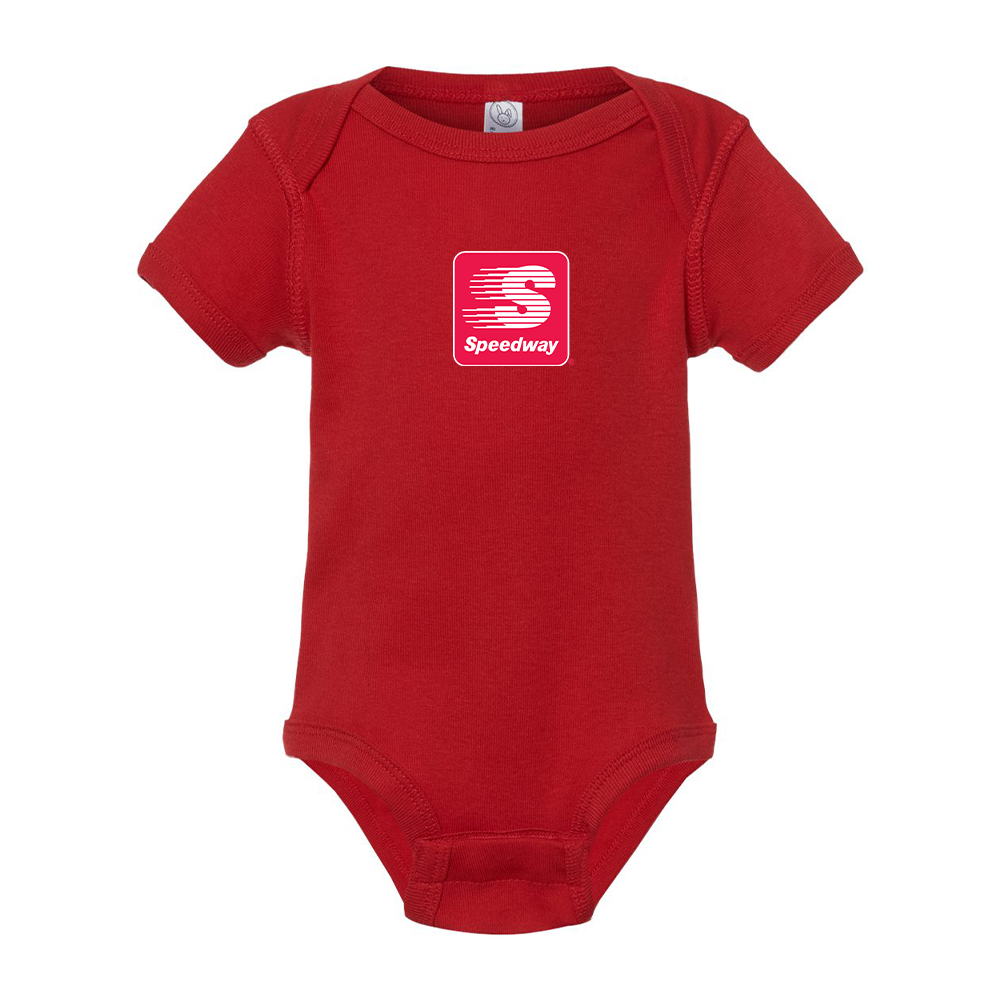 Speedway Gas Station  Logo Baby Onesie Romper