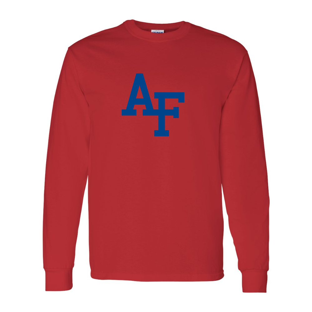 Men's Air Force Falcons  Gildan Heavy Cotton Long Sleeve T-Shirt