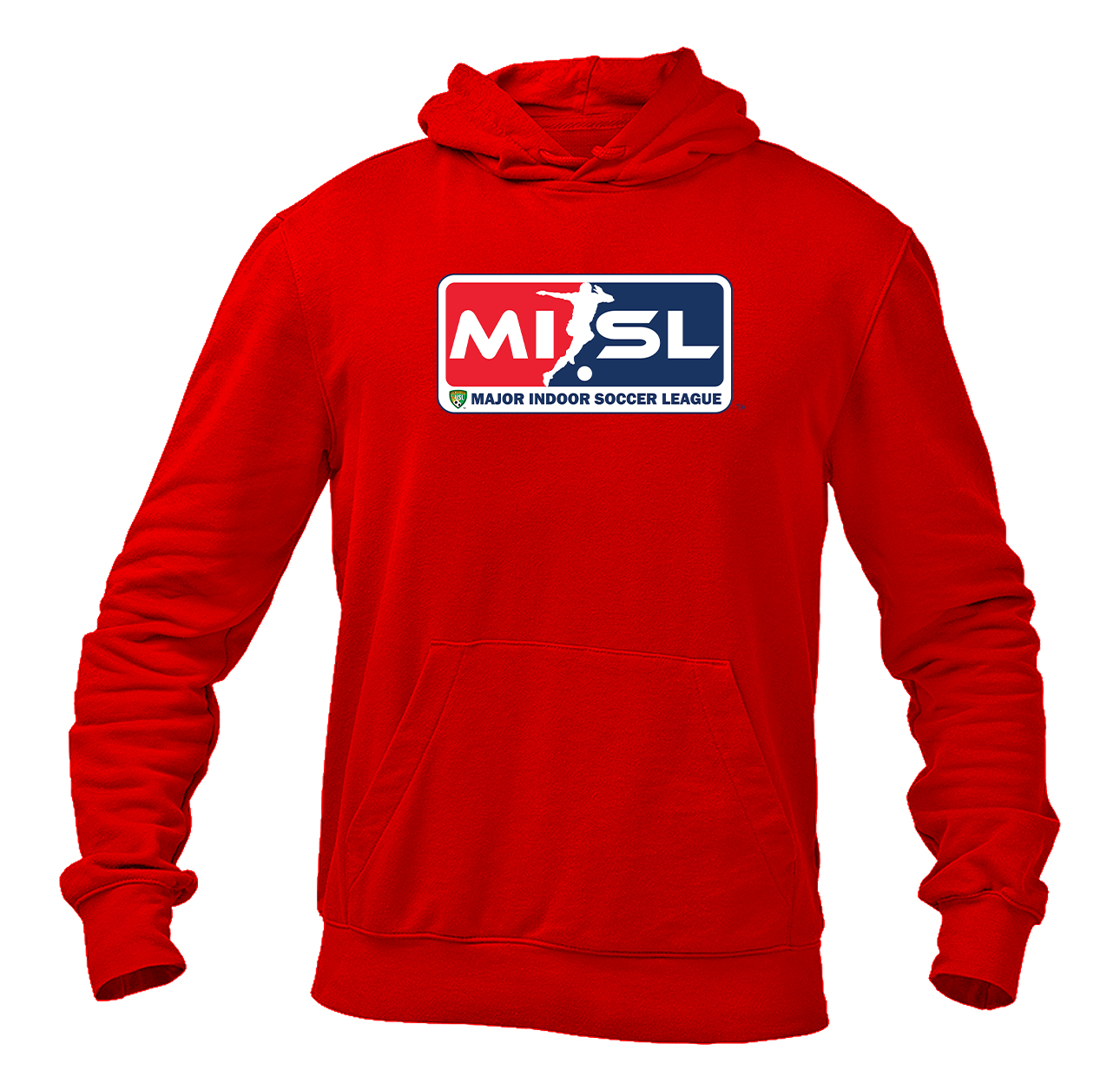 Men's Major Indoor Soccer League Logo Pullover Hoodie