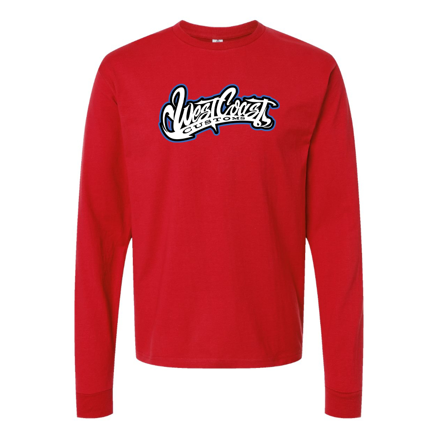 Men's West Coast Customs Logo  Cotton Long Sleeve T-Shirt