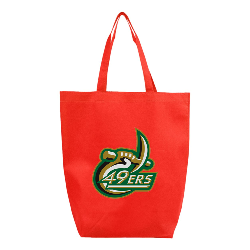 Charlotte 49ers Q-Tees Non-Woven Gusset Bottom Tote