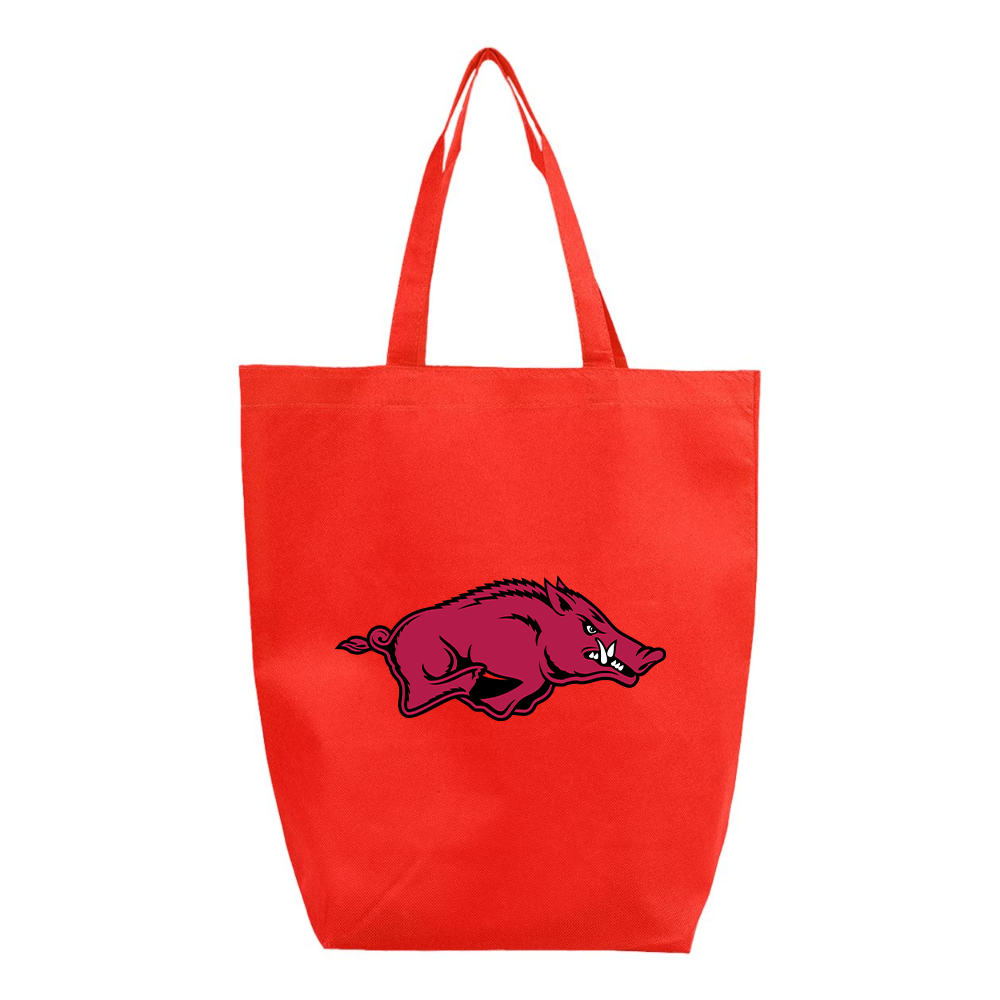 Arkansas Razorbacks Q-Tees Non-Woven Gusset Bottom Tote