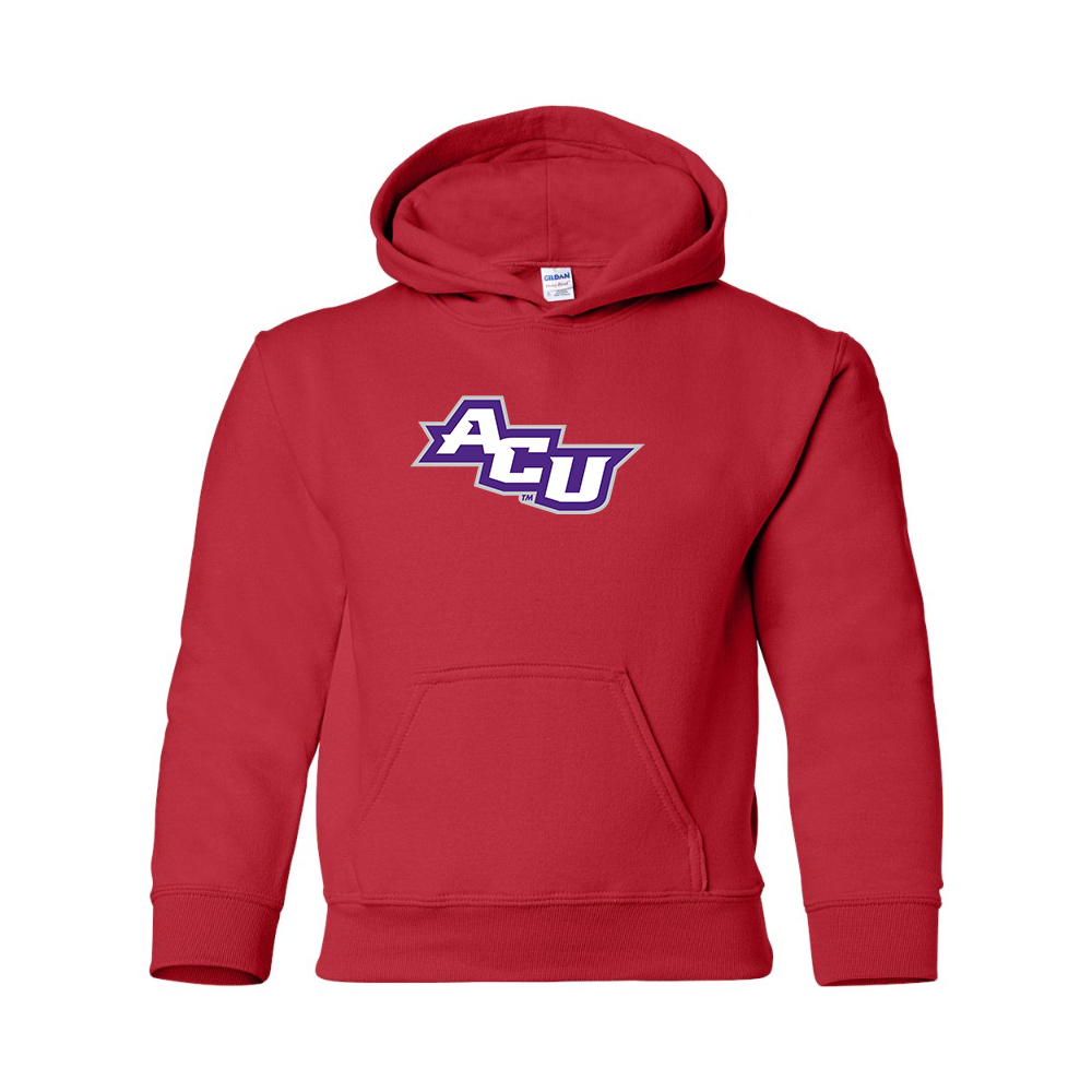Youth Abilene Christian Wildcats  Gildan Heavy Blend  Hooded Sweatshirt