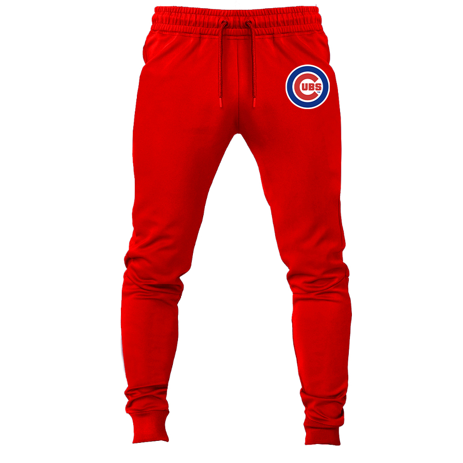 Men's Chicago Cubs Logo Sweatpants Joggers
