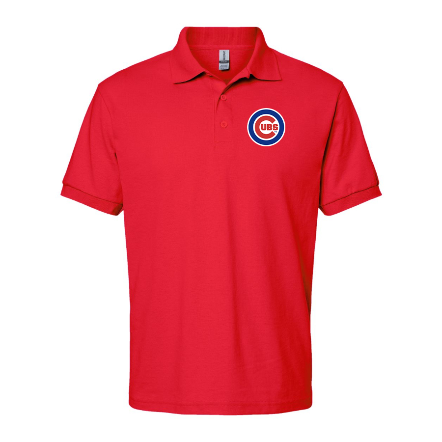 Men's Chicago Cubs Logo Dry Blend Polo