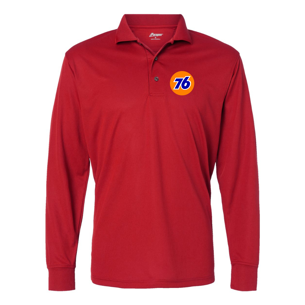 Men's 76 Gas Station Paragon Prescott Long Sleeve Polo