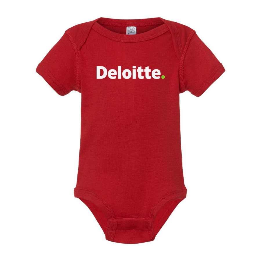 Deloitte Logo Baby Onesie Romper