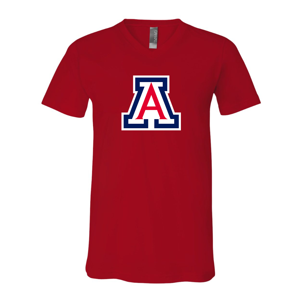 Arizona Wildcats  BELLA  CANVAS - Jersey V-Neck T-Shirt