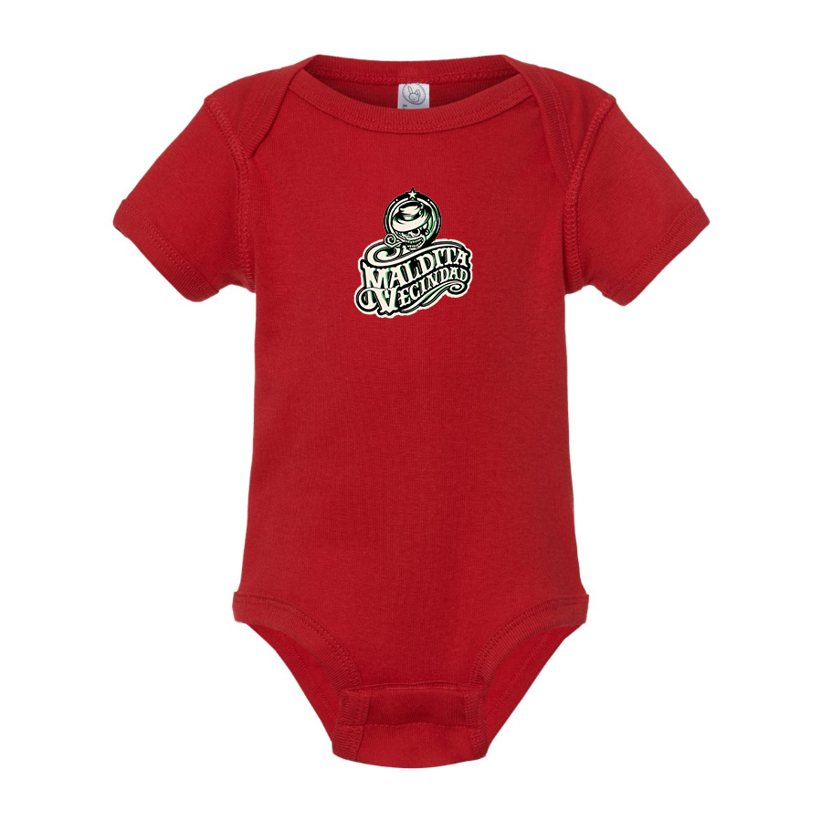 Maldita Vecindad Logo Baby Onesie Romper