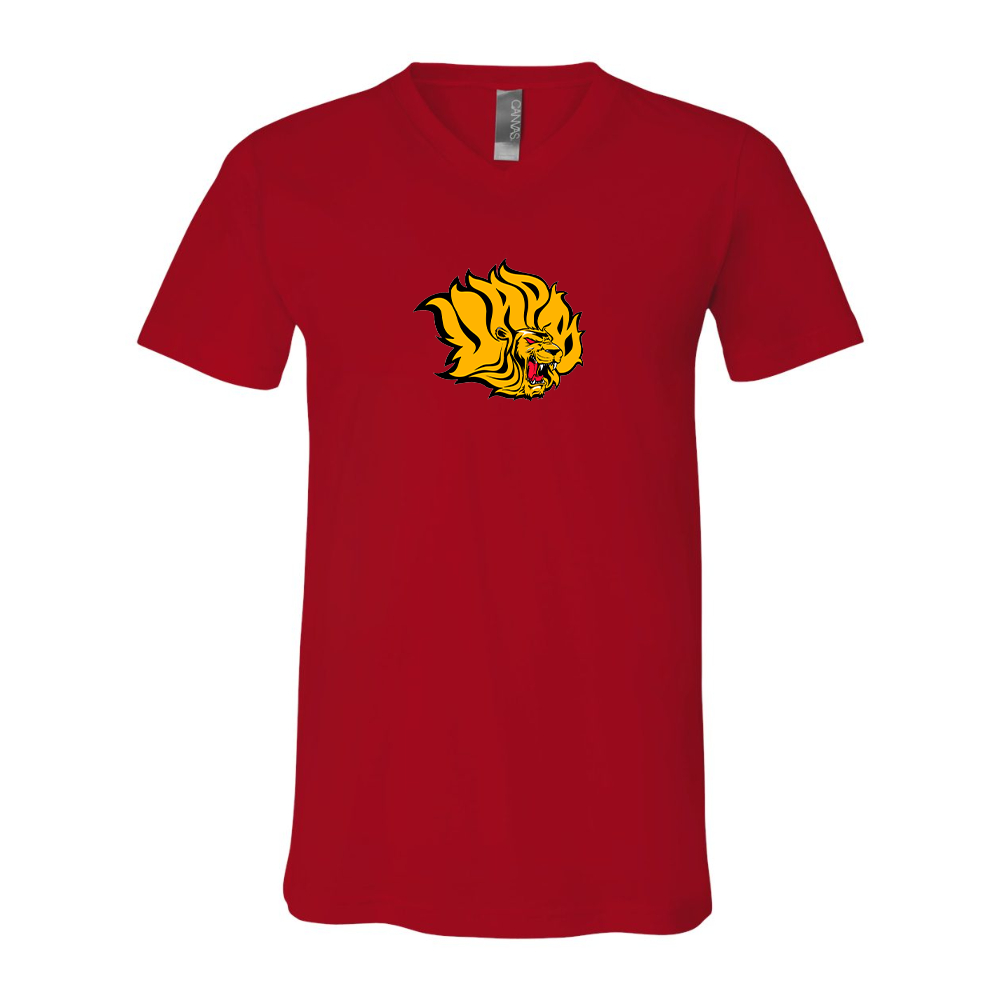 Arkansas PB Golden Lions  BELLA  CANVAS - Jersey V-Neck T-Shirt