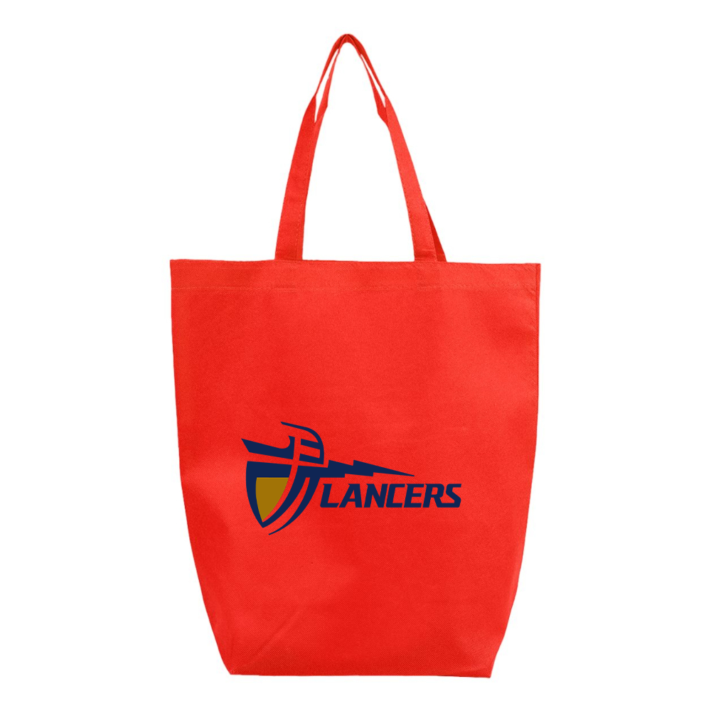 California Baptist Lancers Q-Tees Non-Woven Gusset Bottom Tote