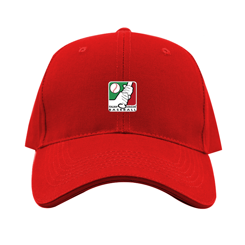 Italian Baseball League Logo  Dad Baseball Cap Hat