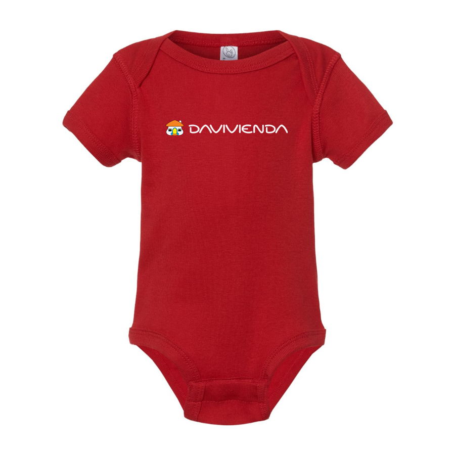 Davivienda Logo Baby Onesie Romper