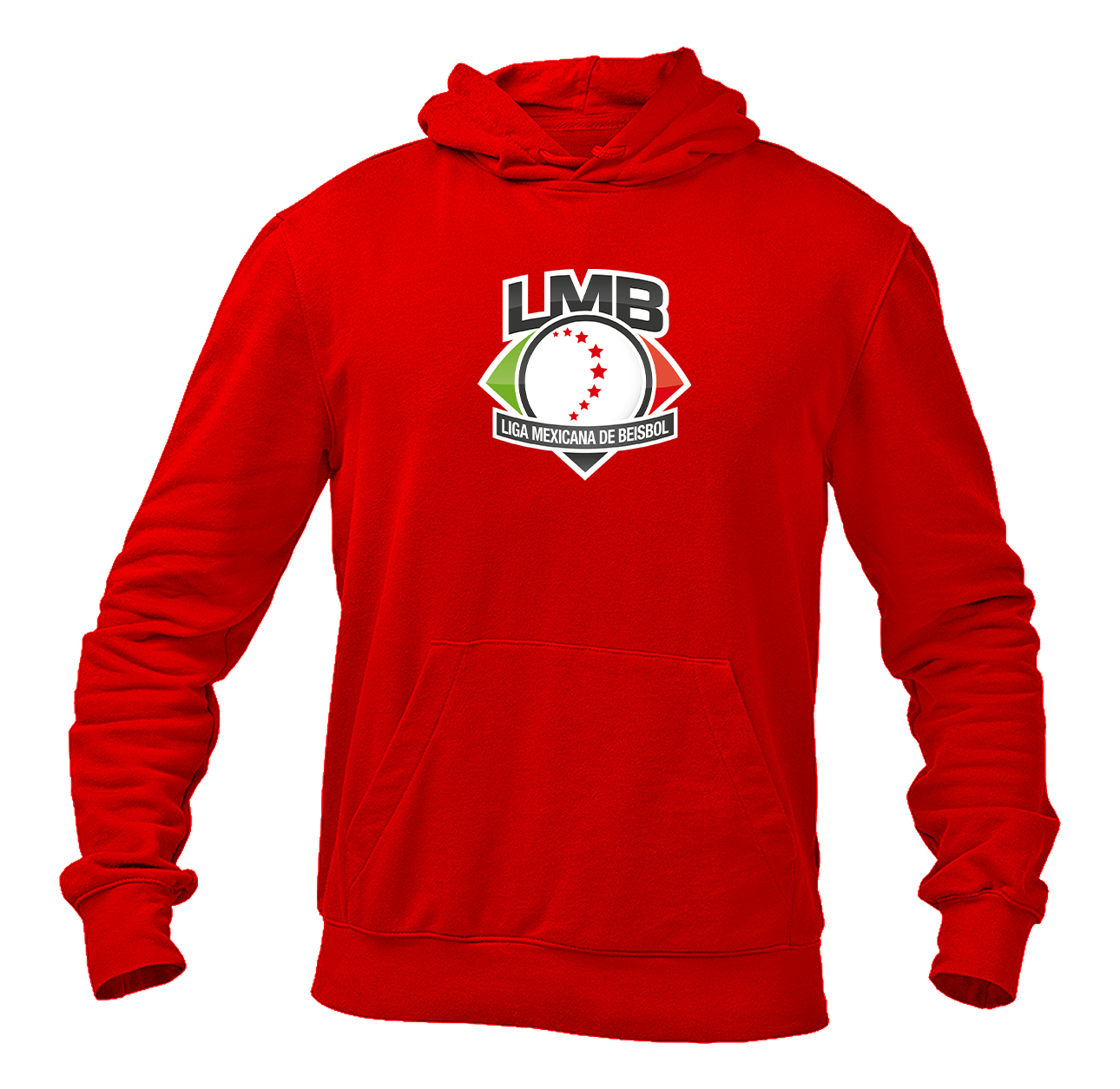 Men's Liga Mexicana de Béisbol Logo Pullover Hoodie