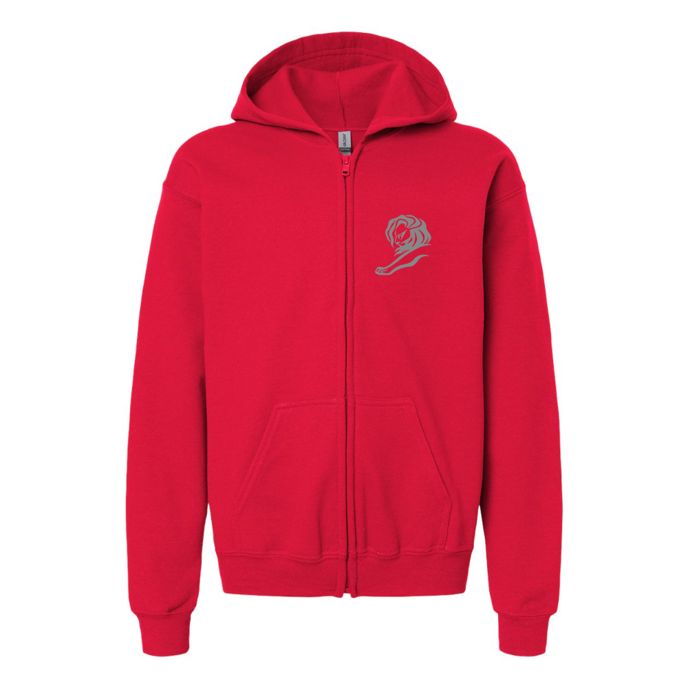 Youth  Cannes Lions Gildan Heavy Blend Full Zip Hooded Sweatshirt