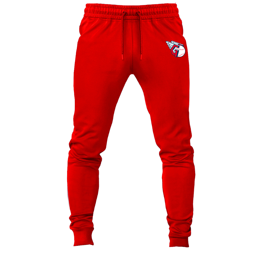 Men's Cleveland Guardians Logo Sweatpants Joggers