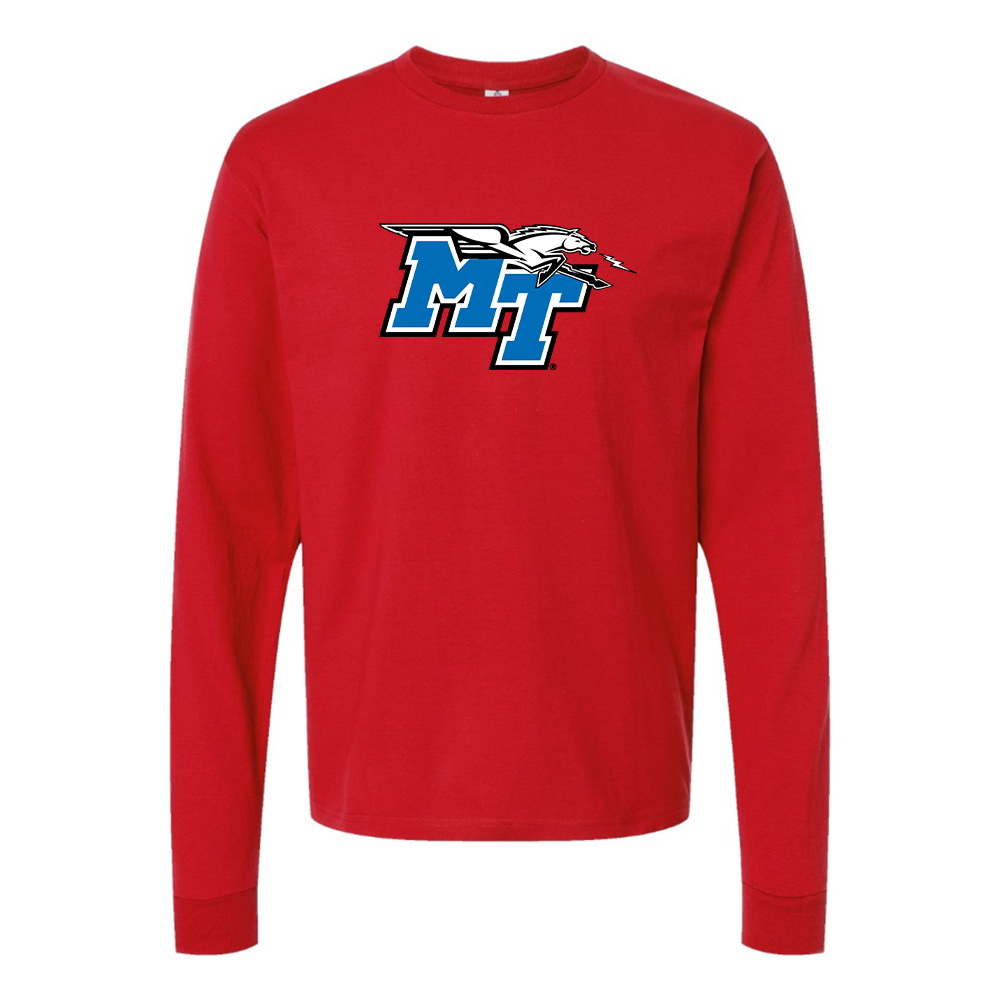 Men's Middle Tennessee Blue Raiders Cotton Long Sleeve T-Shirt