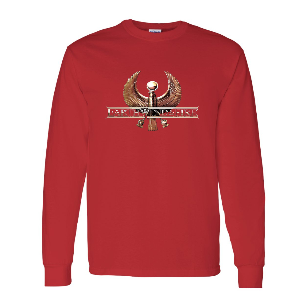Men's Earth Wind & Fire  Gildan Heavy Cotton Long Sleeve T-Shirt