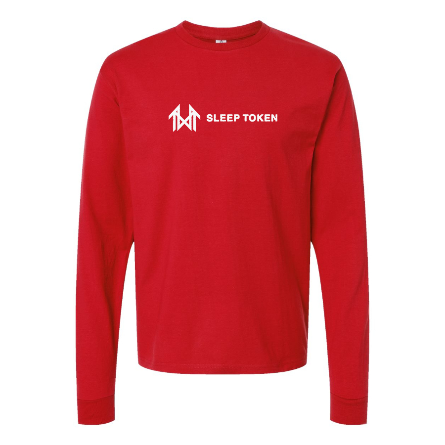 Men's Sleep Token   Logo Cotton Long Sleeve T-Shirt
