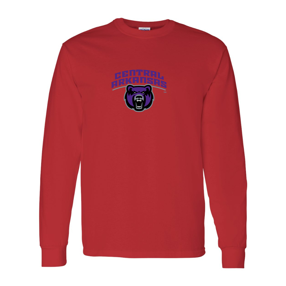 Men's Central Arkansas Bears  Gildan Heavy Cotton Long Sleeve T-Shirt
