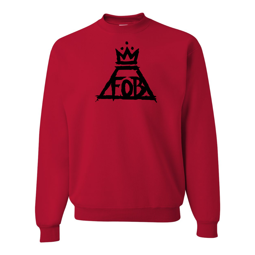 Men's Fall Out Boy  JERZEES NuBlend Crewneck Sweatshirt