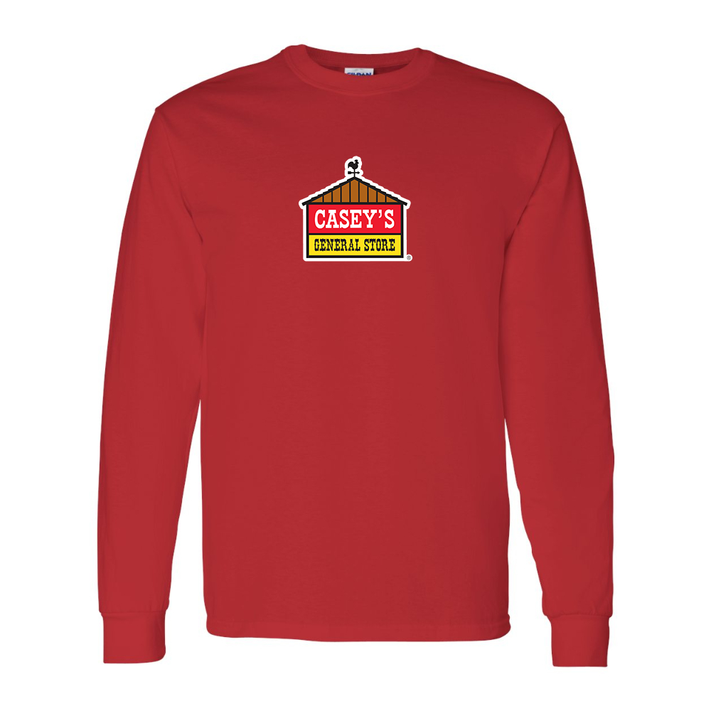 Men's Casey's General Store  Gildan Heavy Cotton Long Sleeve T-Shirt