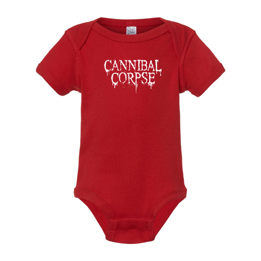 Cannibal Corpse Logo Baby Onesie Romper