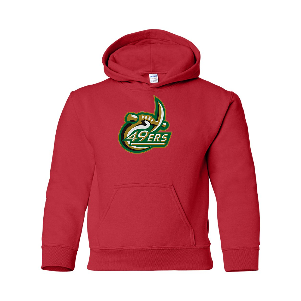 Youth  Charlotte 49ers Gildan Heavy Blend  Hooded Sweatshirt