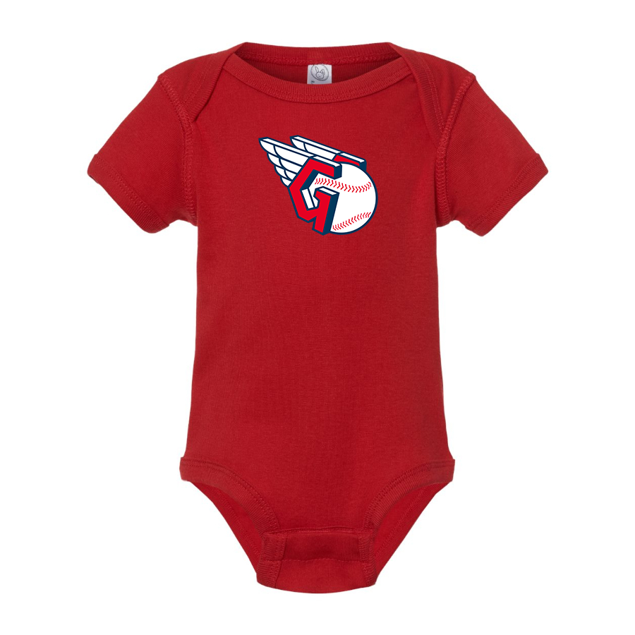 Cleveland Guardians  Logo Baby Onesie Romper