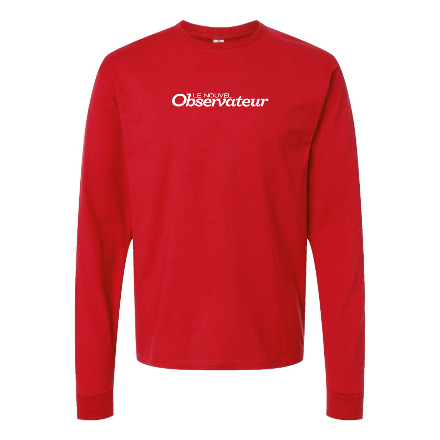 Youth Le Nouvel Observateur Logo  Long sleeves