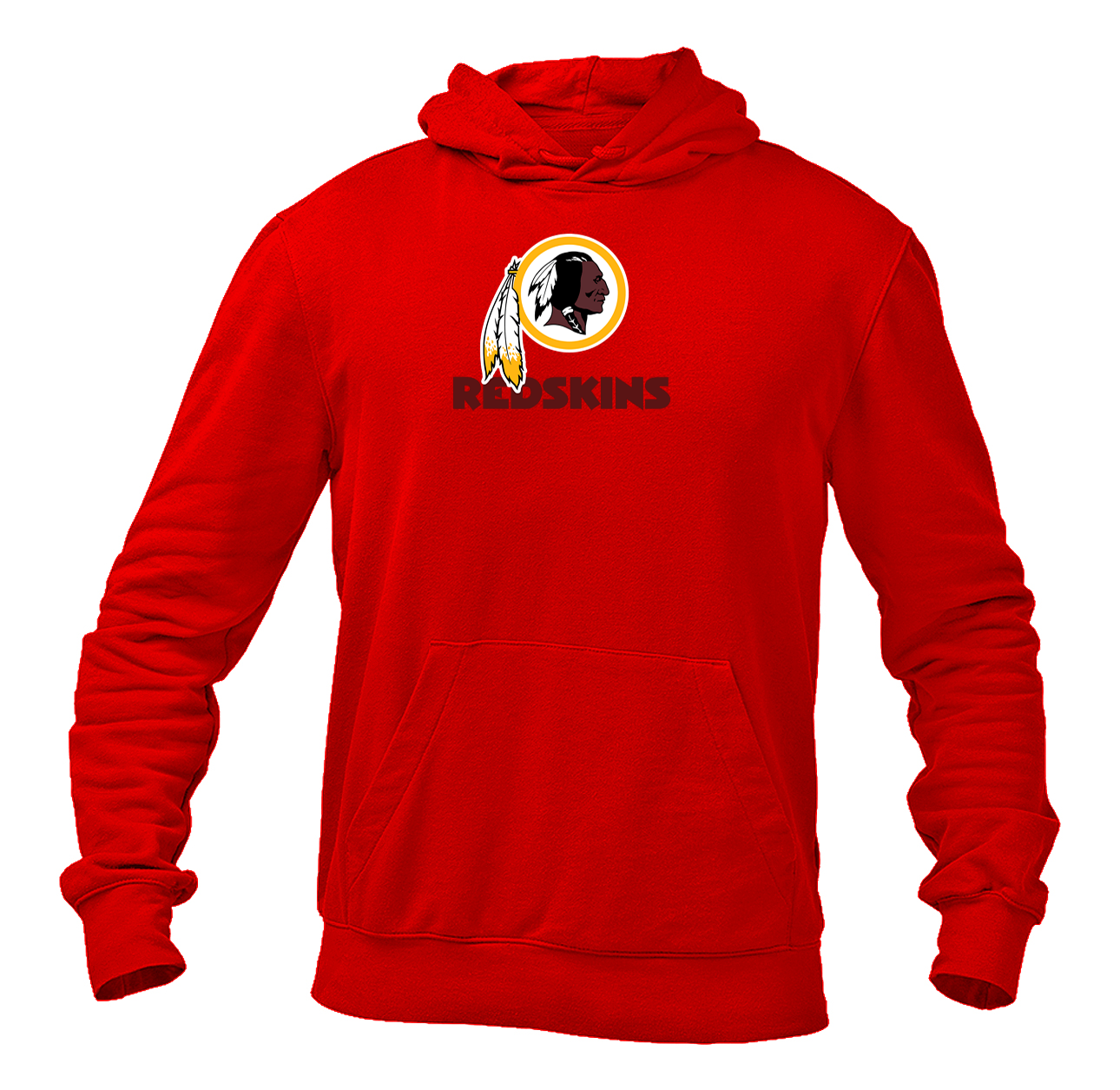 Men's Washington Redskins Logo  Pullover Hoodie