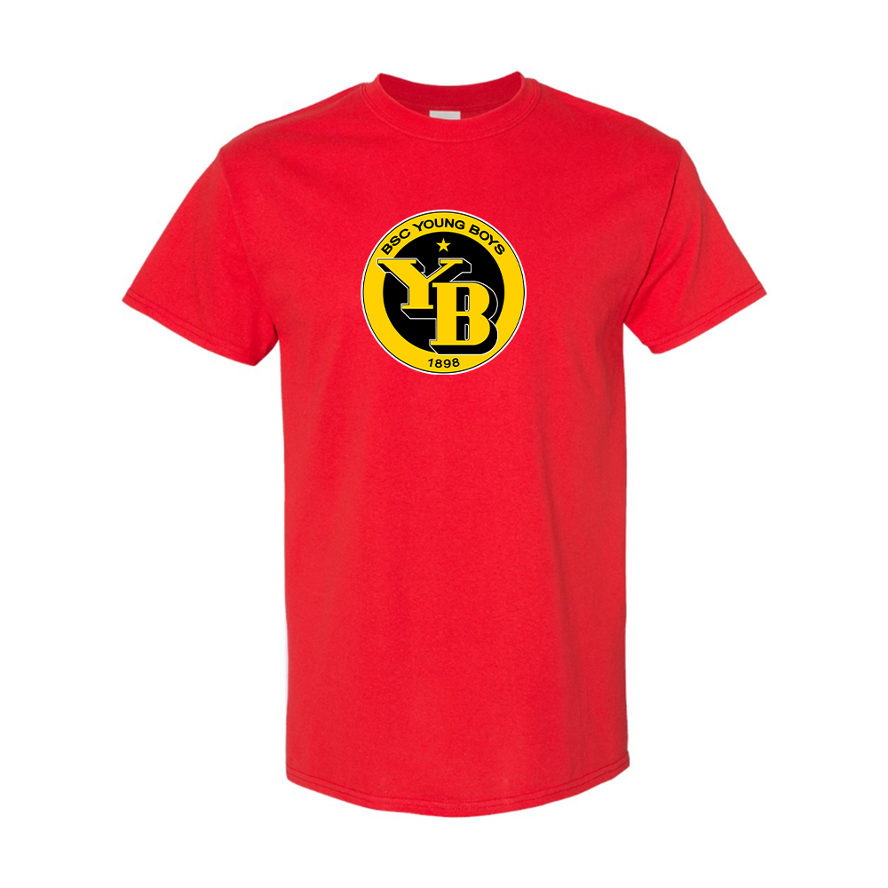 Men's Young Boys Soccer Cotton T-Shirt